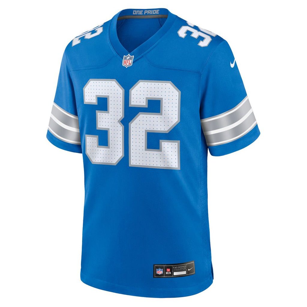Brian Branch Detroit Lions Nike Game Jersey - Blue Official NFL Team Apparel Football Fan Gear
