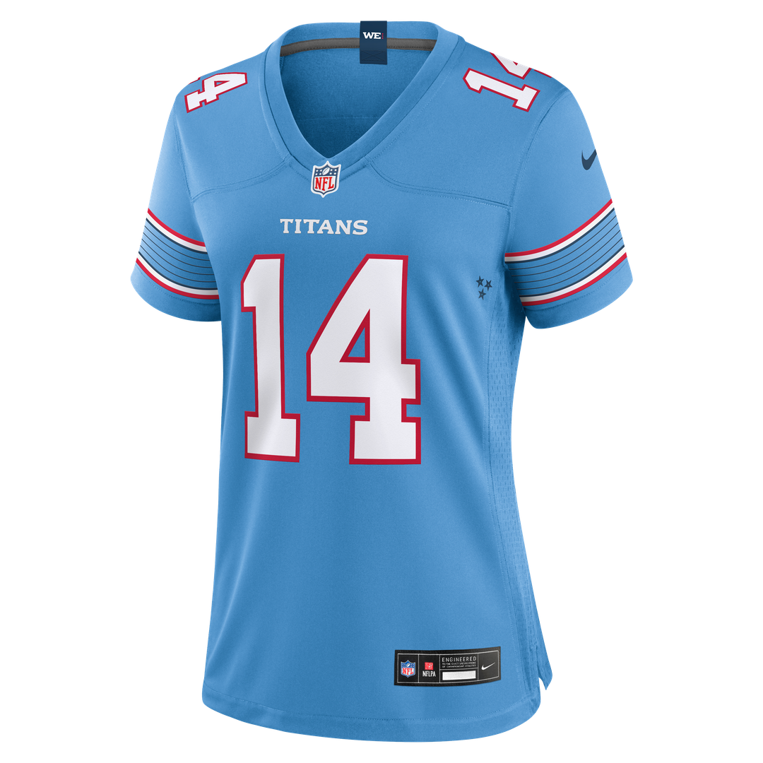 Carnell Tate Tennessee Titans Nike Women's Team Game Jersey - Light Blue Official NFL Team Apparel Football Fan Gear