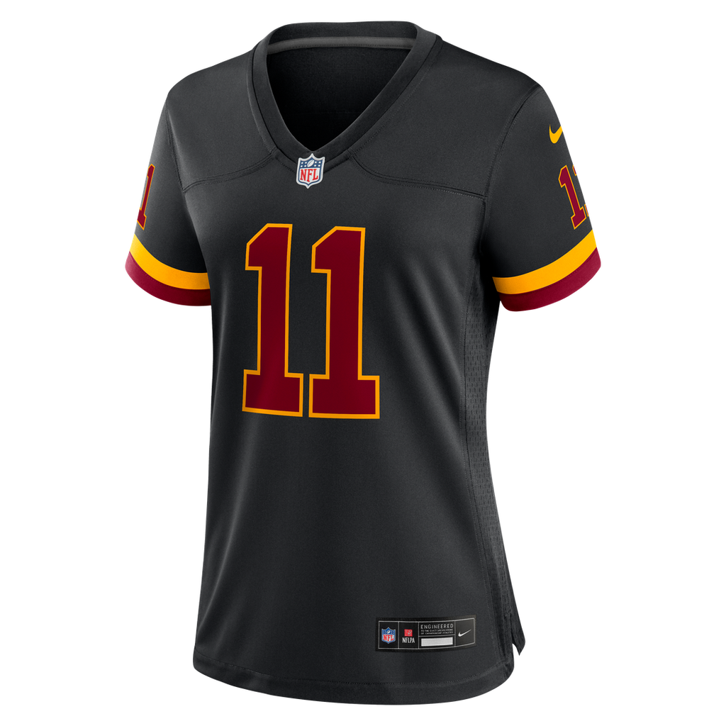 Luke McCaffrey Washington Commanders Nike Women's Hail Raiser Alternate Game Jersey - Black Official NFL Team Apparel Football Fan Gear