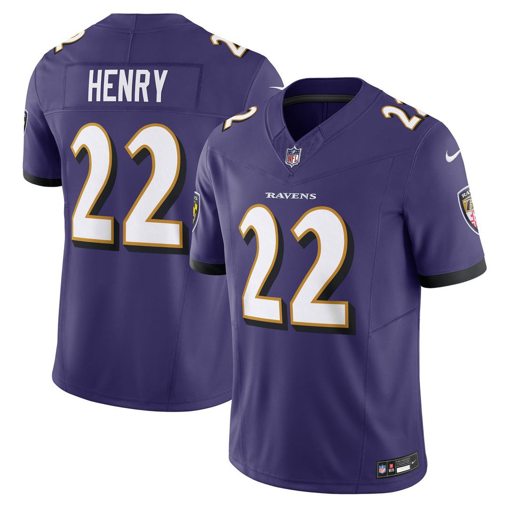 Derrick Henry Baltimore Ravens Nike Vapor F.U.S.E. Limited Jersey - Purple Official NFL Team Apparel Football Fan Gear