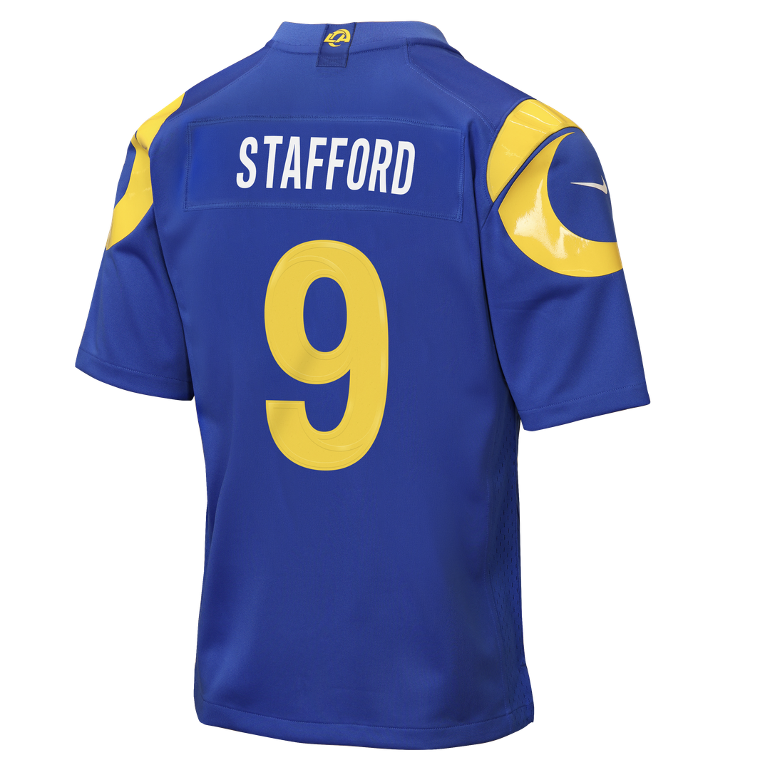 Matthew Stafford Los Angeles Rams Nike Youth Team Game Jersey - Royal Official NFL Team Apparel Football Fan Gear