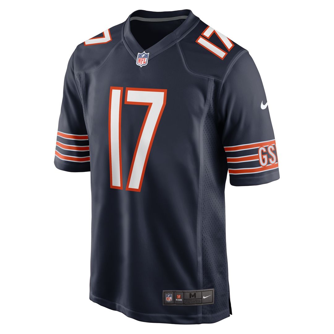 Tyson Bagent Chicago Bears Nike Game Jersey - Navy Official NFL Team Apparel Football Fan Gear