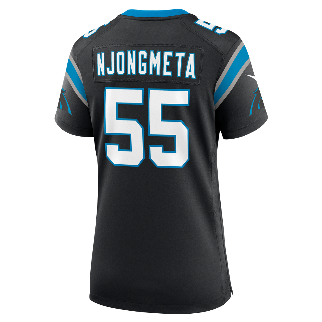 Maema Njongmeta Carolina Panthers Nike Women's Team Game Jersey - Black Official NFL Team Apparel Football Fan Gear