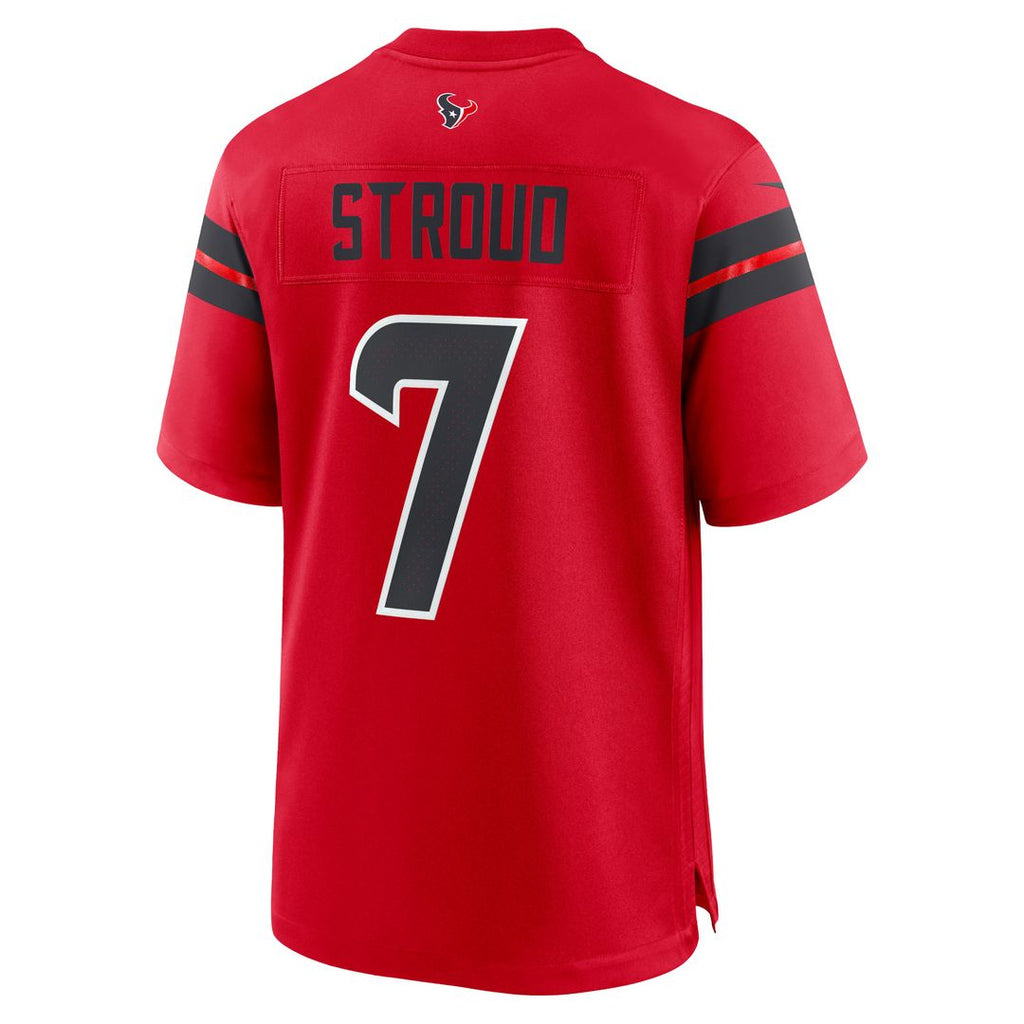 C.J. Stroud Houston Texans Nike Alternate Game Jersey - Red Official NFL Team Apparel Football Fan Gear