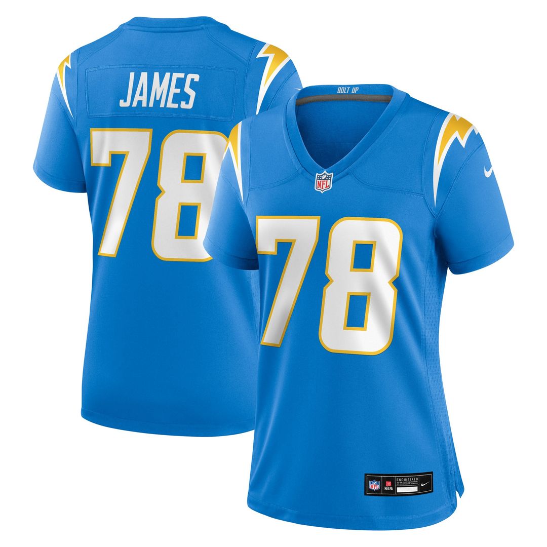 Andre James Los Angeles Chargers Nike Women's Team Game Jersey - Powder Blue Official NFL Team Apparel Football Fan Gear