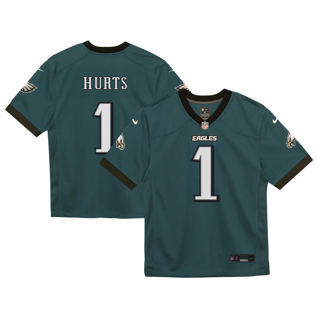 Jalen Hurts Philadelphia Eagles Nike Infant Alternate Player Game Jersey - Kelly Green Official NFL Team Apparel Football Fan Gear