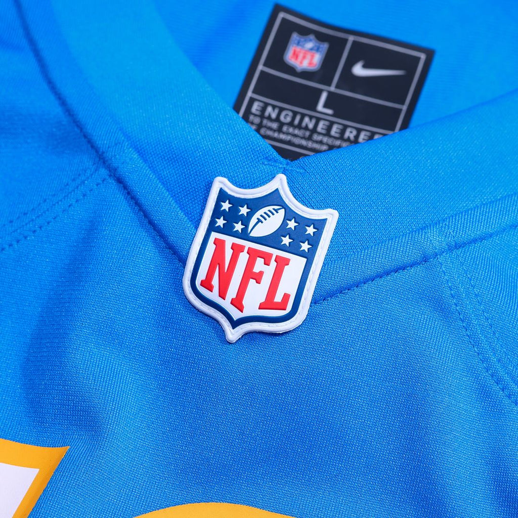Isas Waxter Los Angeles Chargers Nike Team Game Jersey - Powder Blue Official NFL Team Apparel Football Fan Gear