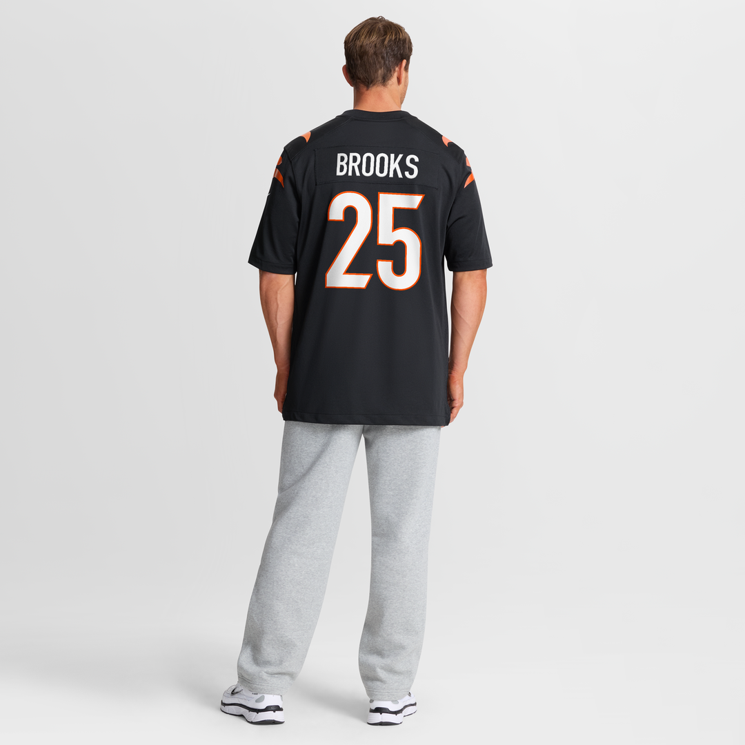 Tahj Brooks Cincinnati Bengals Nike Team Game Jersey - Black Official NFL Team Apparel Football Fan Gear