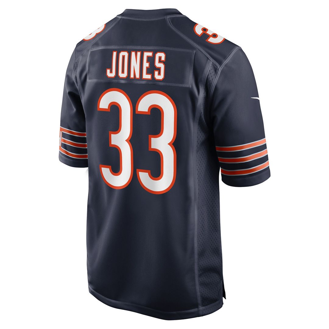Jaylon Jones Chicago Bears Nike Team Game Jersey - Navy Official NFL Team Apparel Football Fan Gear