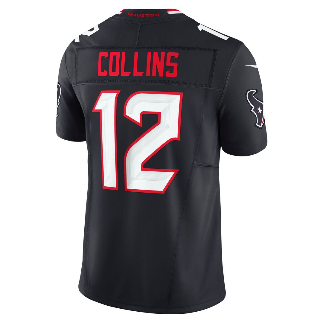 Nico Collins Houston Texans Nike Team Vapor F.U.S.E. Limited Jersey - Navy Official NFL Team Apparel Football Fan Gear