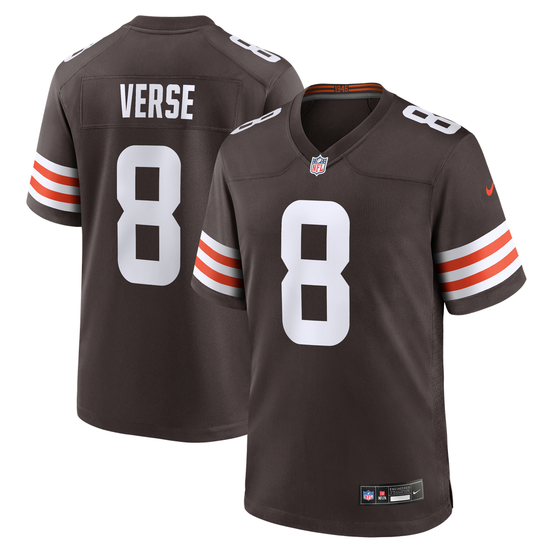 Jared Verse Cleveland Browns Nike Youth Team Game Jersey - Brown Official NFL Team Apparel Football Fan Gear
