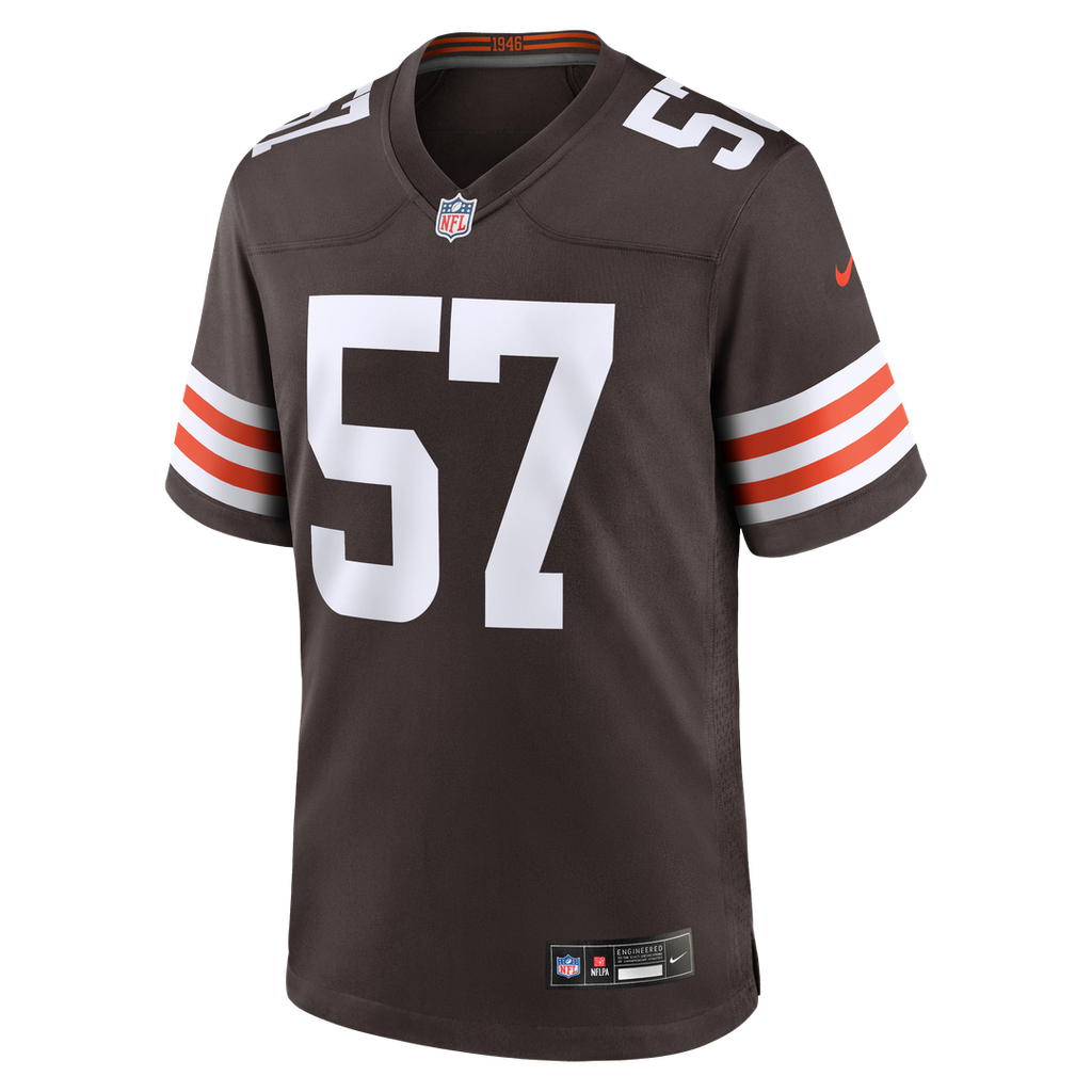 Clay Matthews Cleveland Browns Nike Game Retired Player Jersey - Brown Official NFL Team Apparel Football Fan Gear