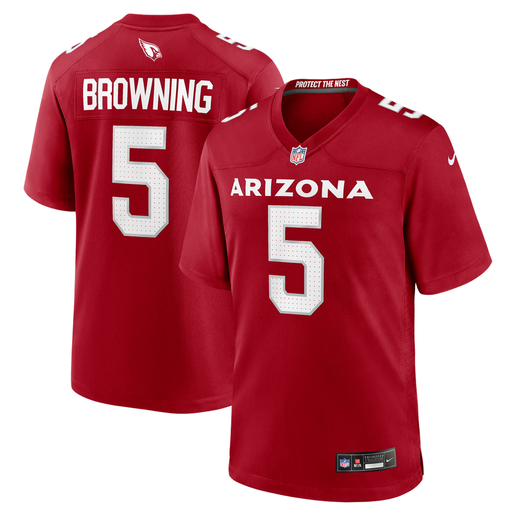 Baron Browning Arizona Cardinals Nike Team Game Jersey - Cardinal Official NFL Team Apparel Football Fan Gear