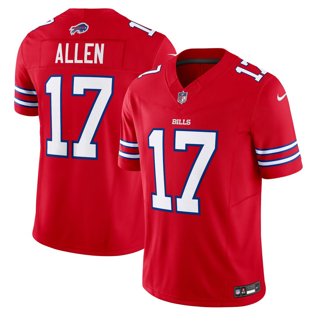 Josh Allen Buffalo Bills Nike Vapor F.U.S.E. Limited Jersey - Red Official NFL Team Apparel Football Fan Gear