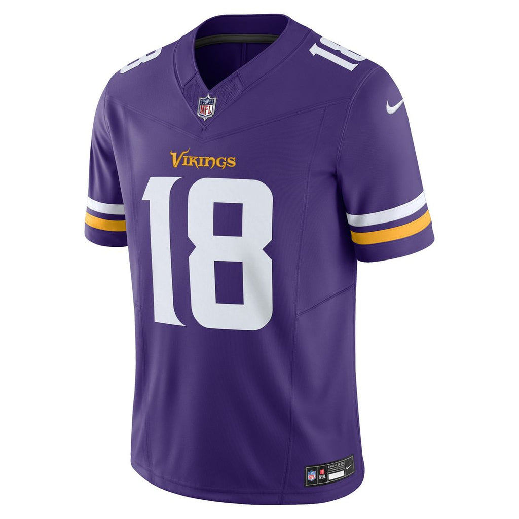 Justin Jefferson Minnesota Vikings Nike Vapor F.U.S.E. Limited Jersey - Purple Official NFL Team Apparel Football Fan Gear