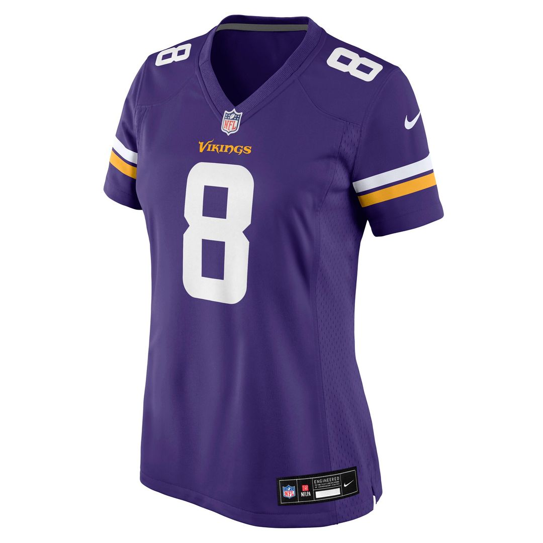 Jeff Okudah Minnesota Vikings Nike Women's Team Game Jersey - Purple Official NFL Team Apparel Football Fan Gear