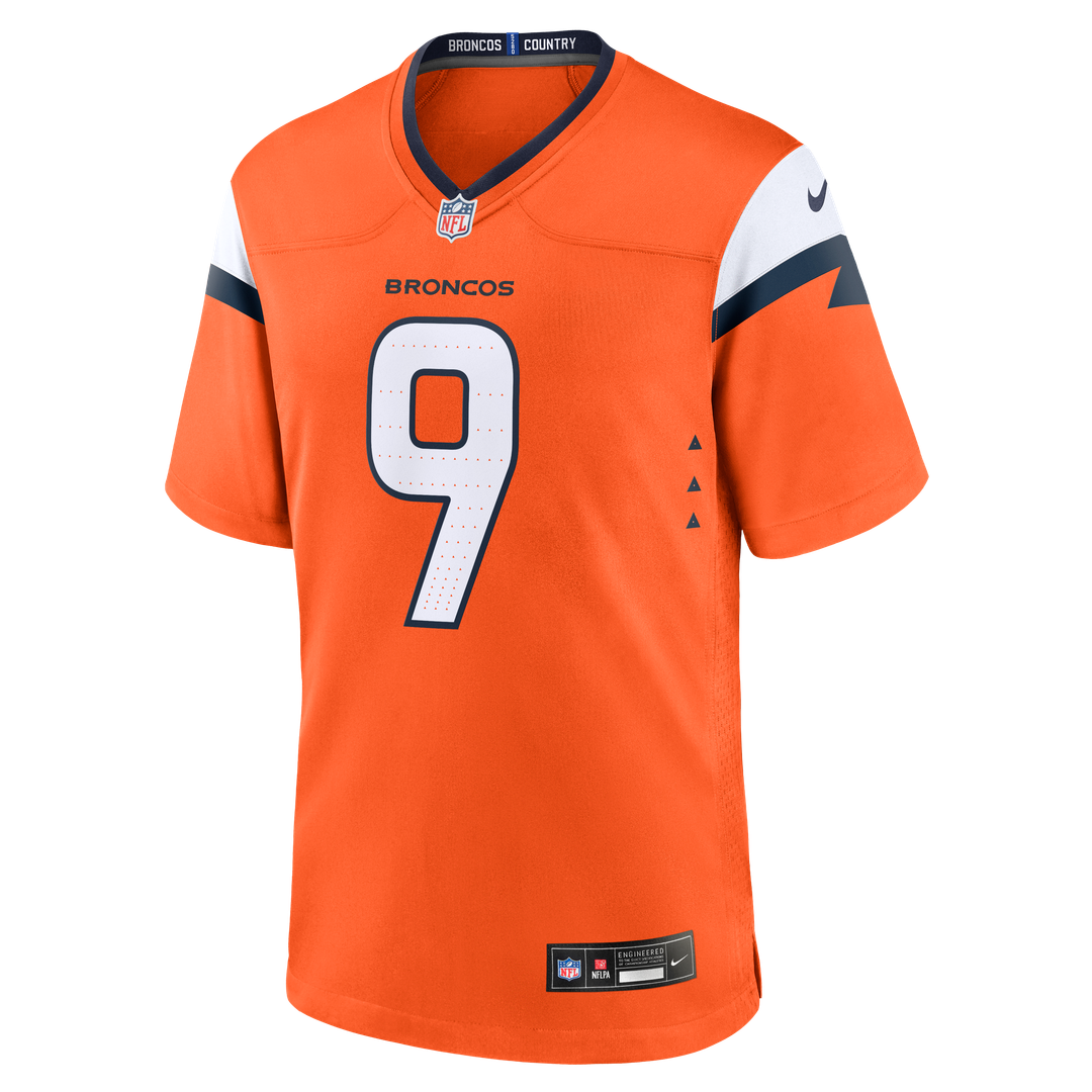Talanoa Hufanga Denver Broncos Nike Team Game Jersey - Orange Official NFL Team Apparel Football Fan Gear