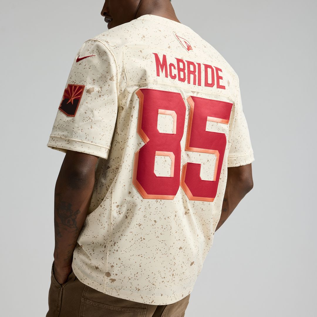 Trey McBride Arizona Cardinals Nike 2025 Rivalries Collection Stitched Limited Jersey - Natural Official NFL Team Apparel Football Fan Gear