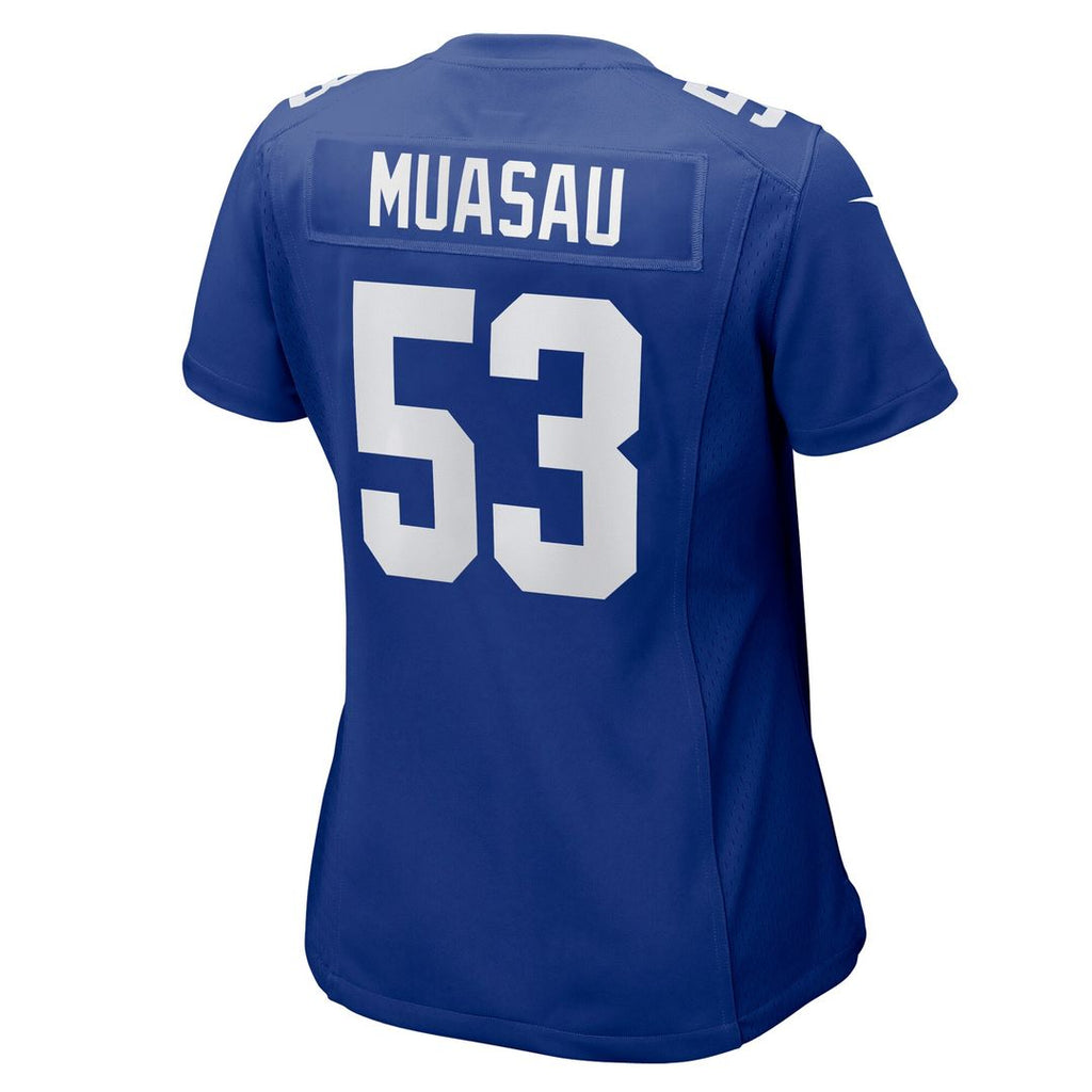 Darius Muasau New York Giants Nike Women's Game Jersey - Royal Official NFL Team Apparel Football Fan Gear
