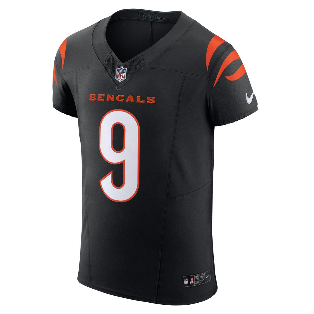 Joe Burrow Cincinnati Bengals Nike Vapor F.U.S.E. Elite Jersey - Black Official NFL Team Apparel Football Fan Gear