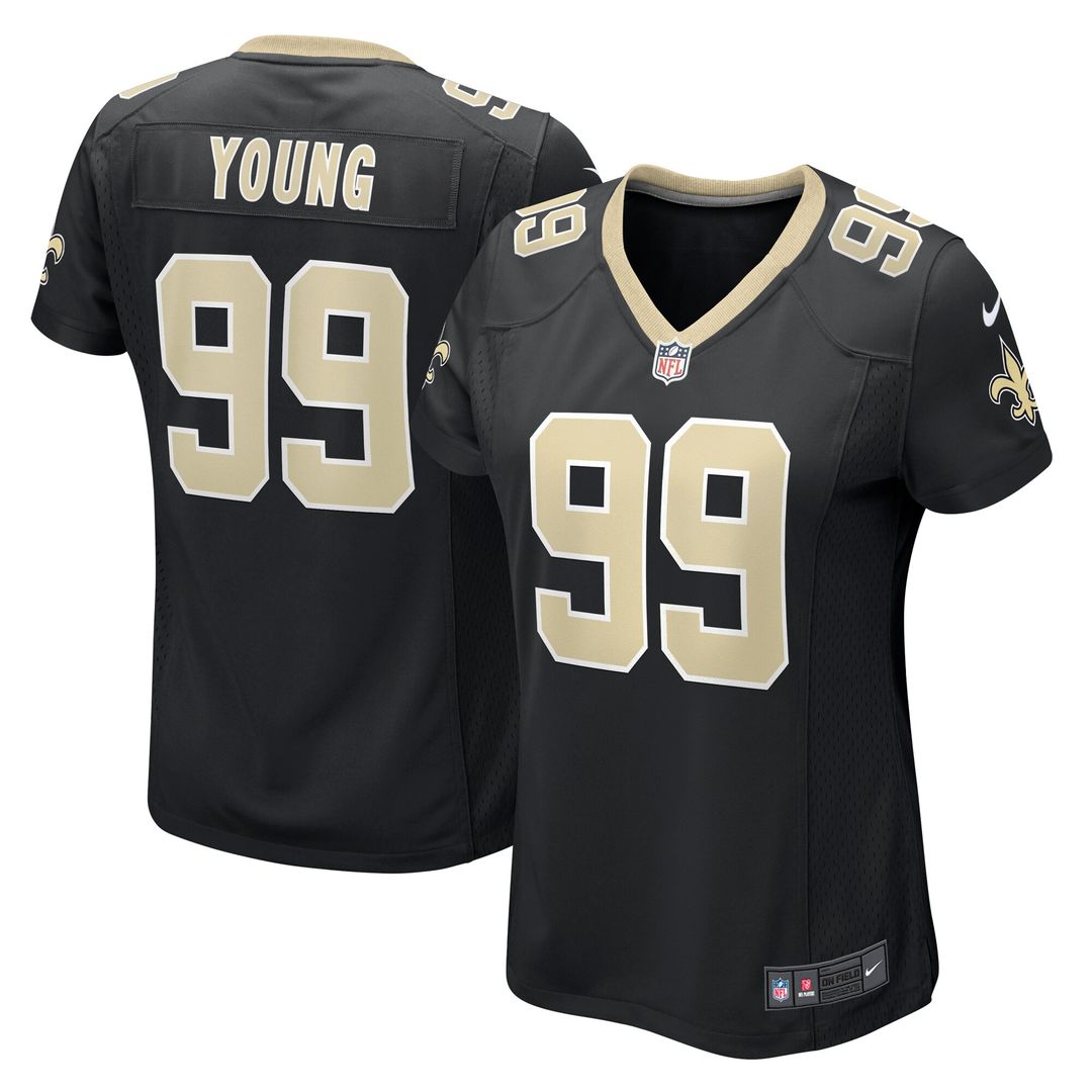 Chase Young New Orleans Saints Nike Women's Game Jersey - Black Official NFL Team Apparel Football Fan Gear