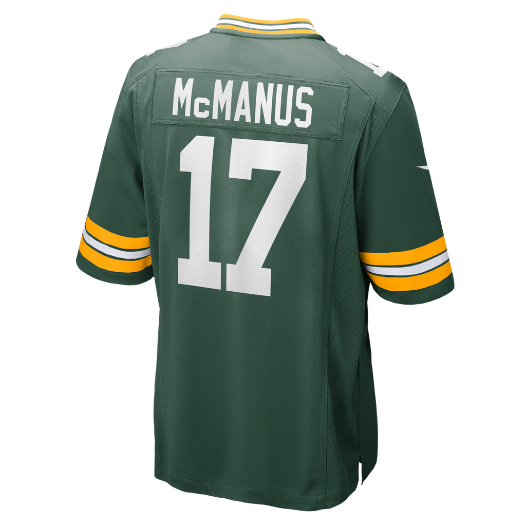Brandon McManus Green Bay Packers Nike Team Game Jersey - Green Official NFL Team Apparel Football Fan Gear