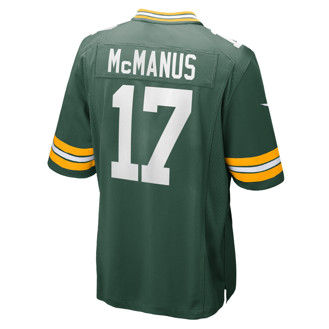 Brandon McManus Green Bay Packers Nike Team Game Jersey - Green Official NFL Team Apparel Football Fan Gear
