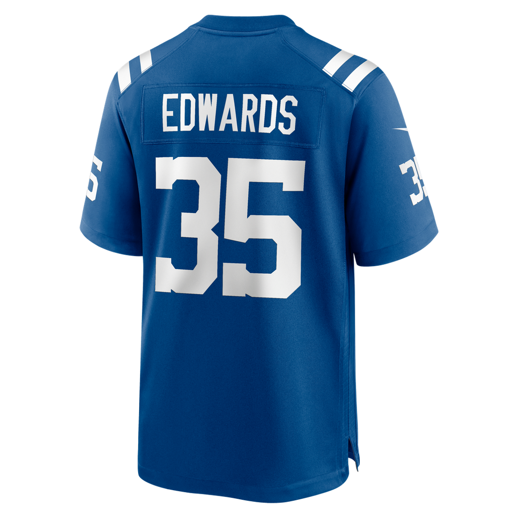 Johnathan Edwards Indianapolis Colts Nike Team Game Jersey - Royal Official NFL Team Apparel Football Fan Gear