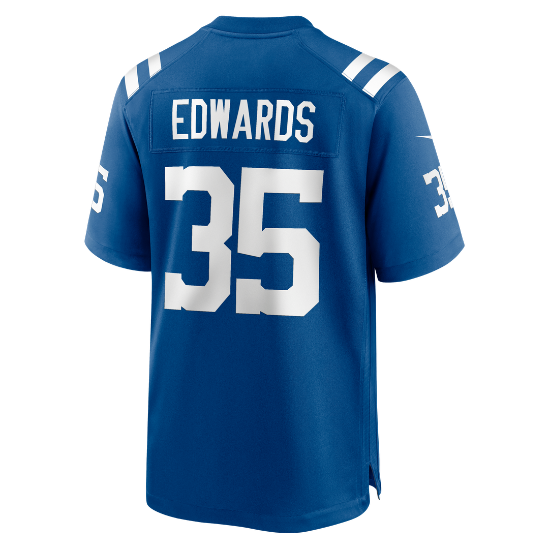 Johnathan Edwards Indianapolis Colts Nike Team Game Jersey - Royal Official NFL Team Apparel Football Fan Gear