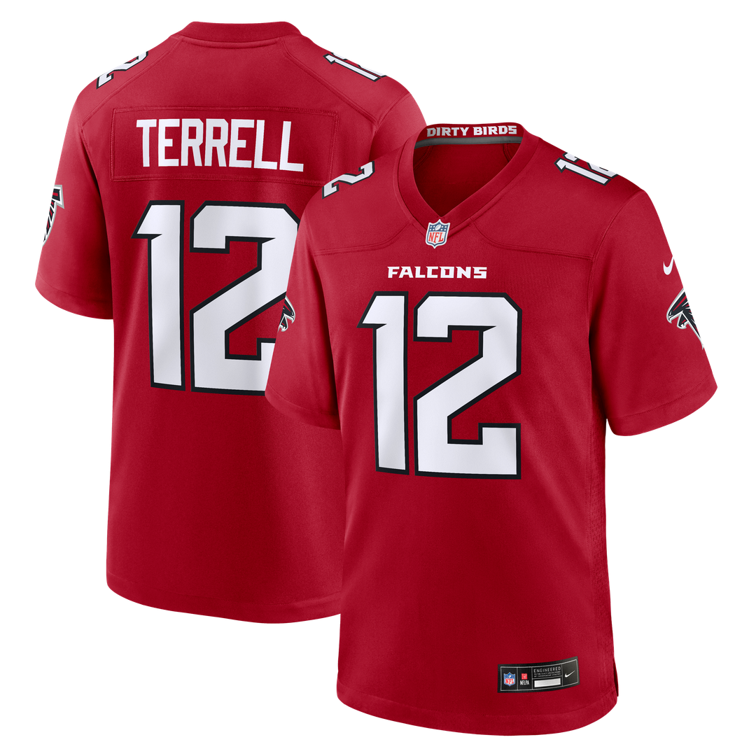Avieon Terrell Atlanta Falcons Nike Game Jersey - Red Official NFL Team Apparel Football Fan Gear