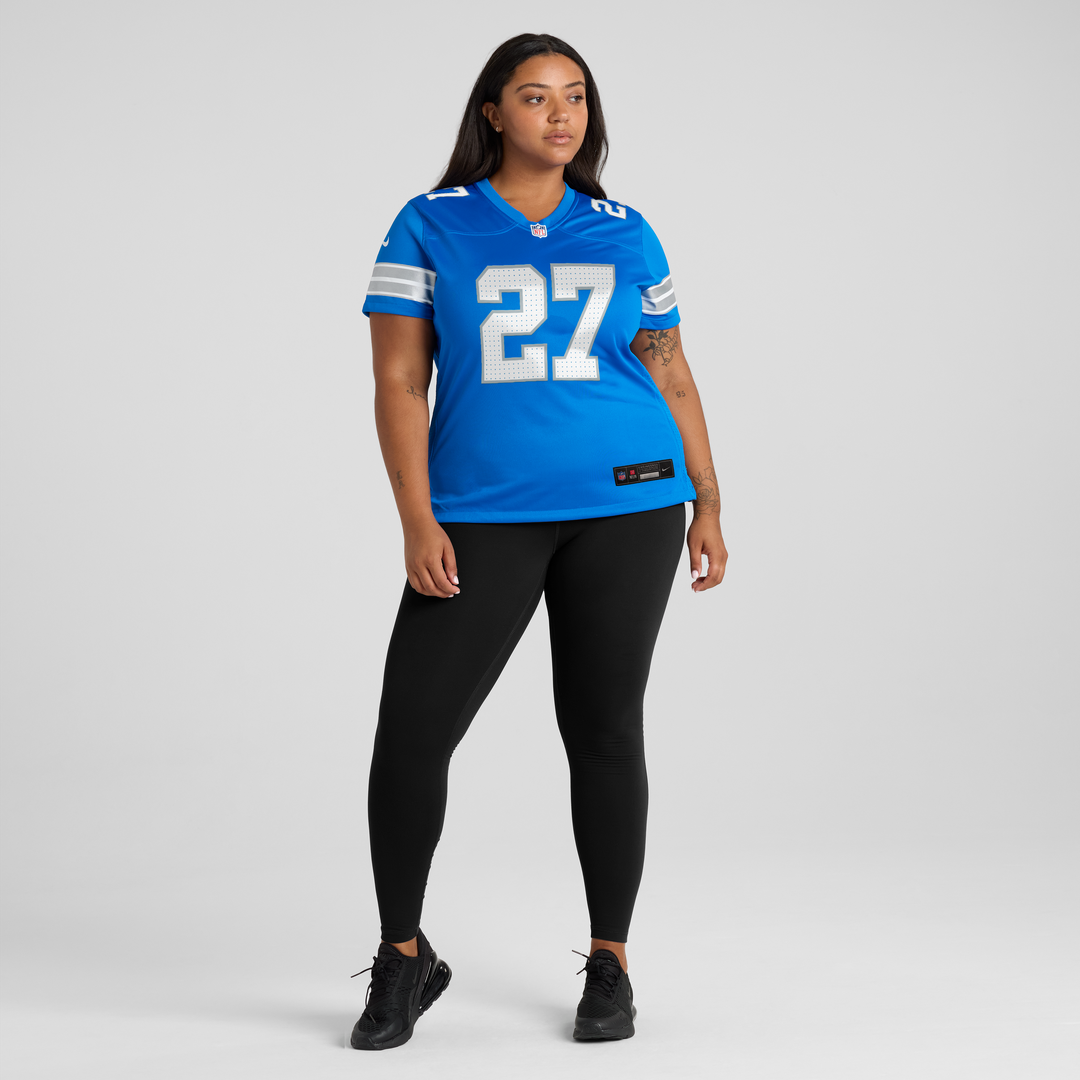 Arthur Maulet Detroit Lions Nike Women's Team Game Jersey - Blue Official NFL Team Apparel Football Fan Gear