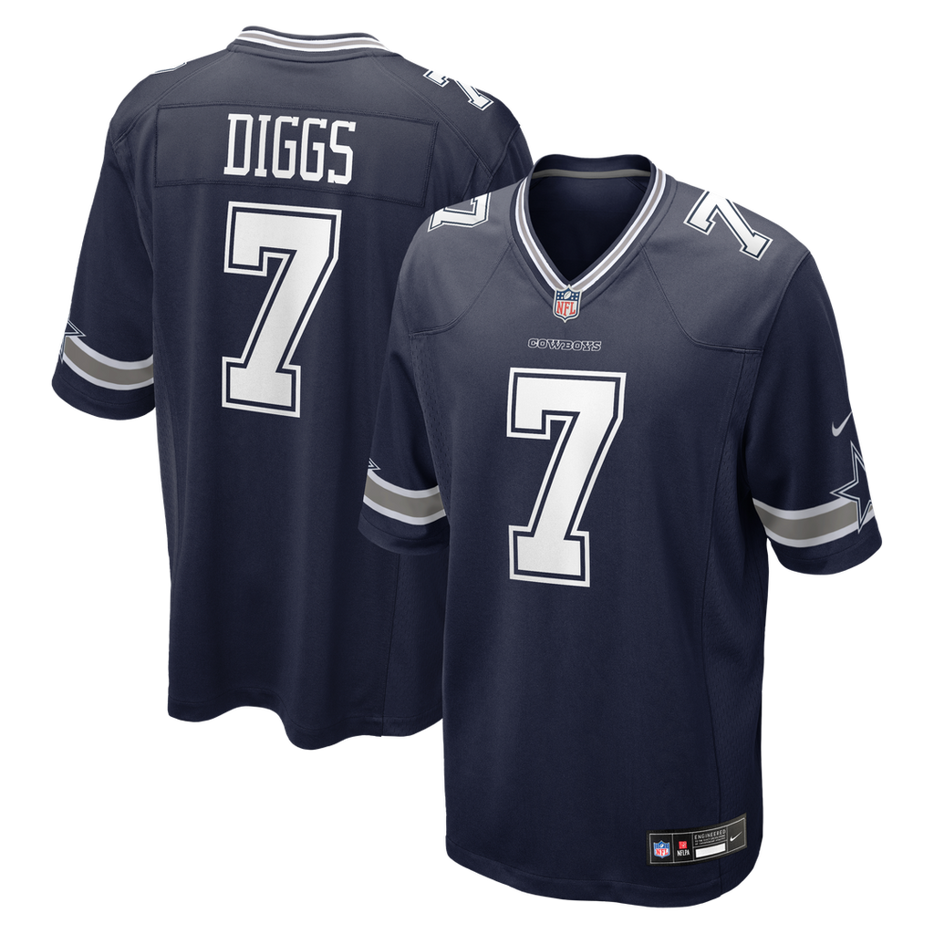 Trevon Diggs Dallas Cowboys Nike Game Jersey - Navy Official NFL Team Apparel Football Fan Gear