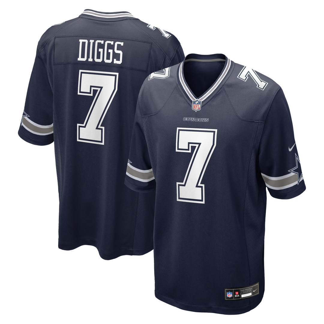 Trevon Diggs Dallas Cowboys Nike Game Jersey - Navy Official NFL Team Apparel Football Fan Gear