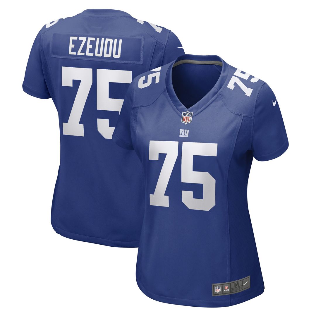 Joshua Ezeudu New York Giants Nike Women's Game Player Jersey - Royal Official NFL Team Apparel Football Fan Gear