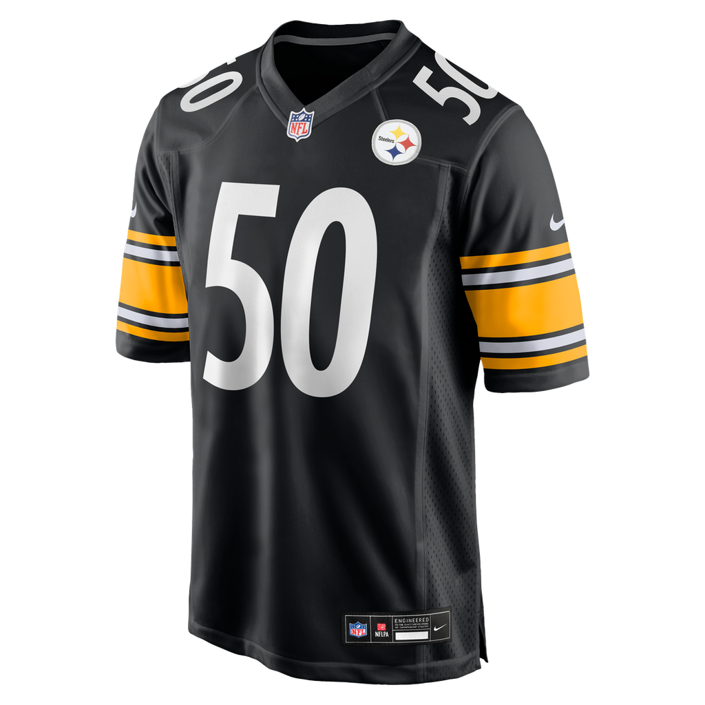 Malik Harrison Pittsburgh Steelers Nike Team Game Jersey - Black Official NFL Team Apparel Football Fan Gear