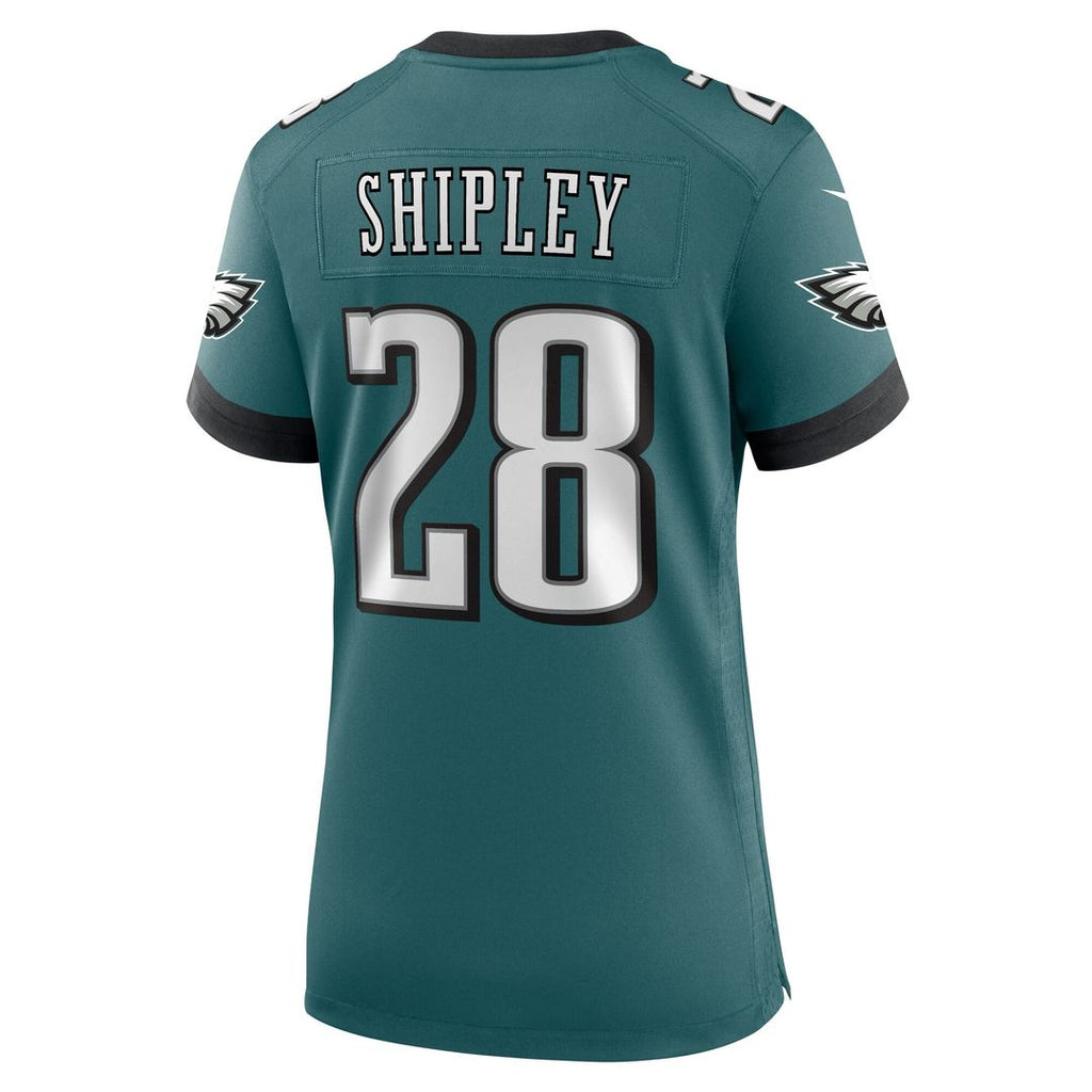 Will Shipley Philadelphia Eagles Nike Women's Team Game Jersey - Midnight Green Official NFL Team Apparel Football Fan Gear