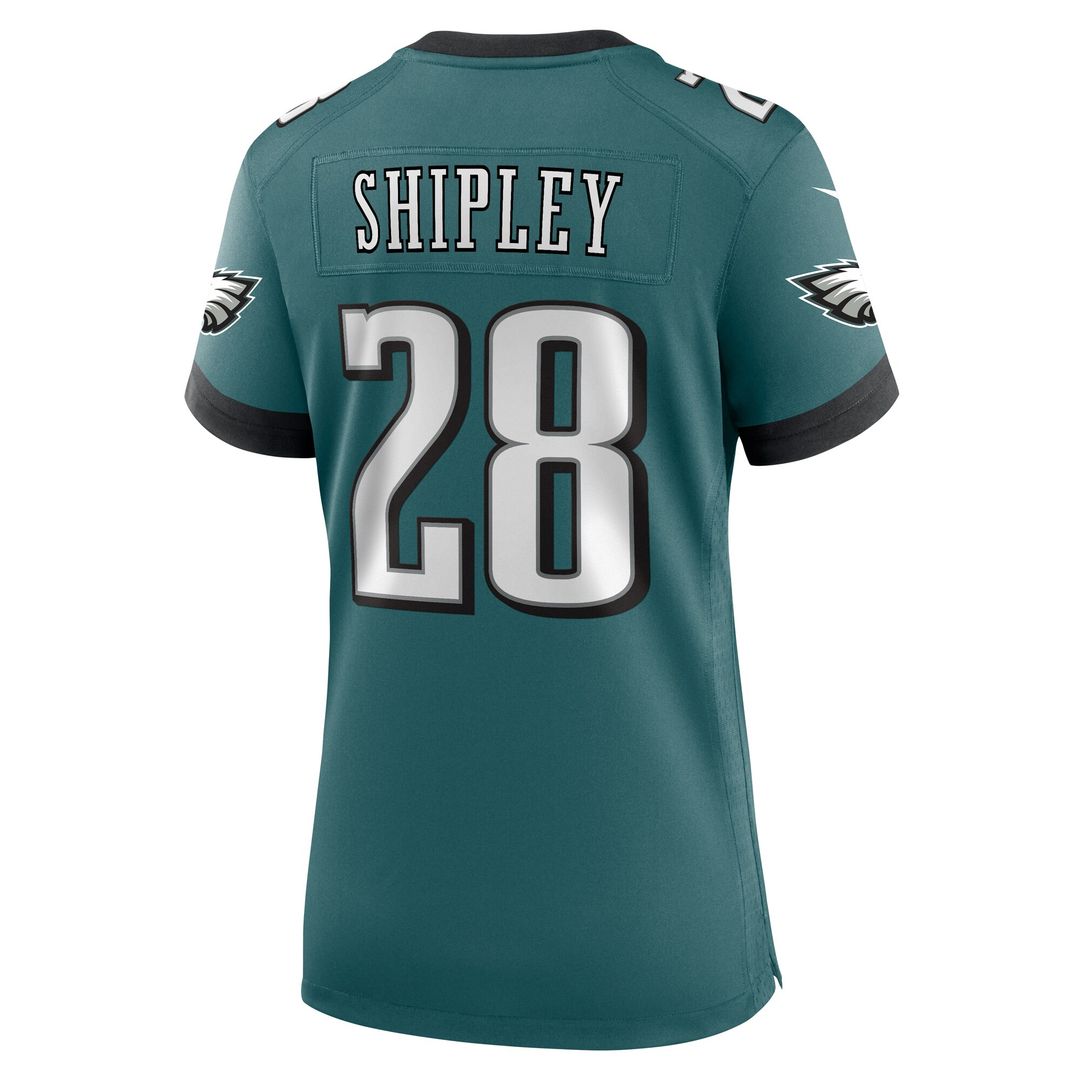 Will Shipley Philadelphia Eagles Nike Women's Team Game Jersey - Midnight Green Official NFL Team Apparel Football Fan Gear