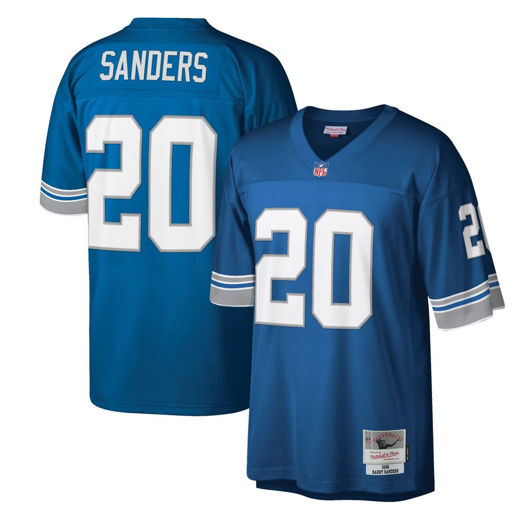 Barry Sanders Detroit Lions Mitchell & Ness Legacy Replica Jersey - Blue Official NFL Team Apparel Football Fan Gear