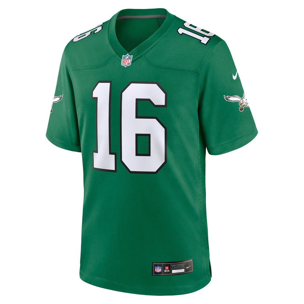 Tanner McKee Philadelphia Eagles Nike Alternate Game Jersey - Kelly Green Official NFL Team Apparel Football Fan Gear