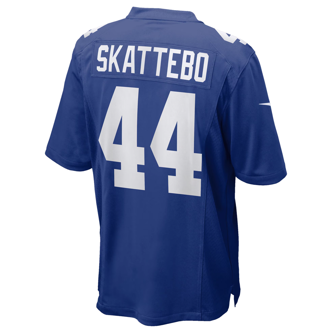 Cam Skattebo New York Giants Nike Team Game Player Jersey - Royal Official NFL Team Apparel Football Fan Gear