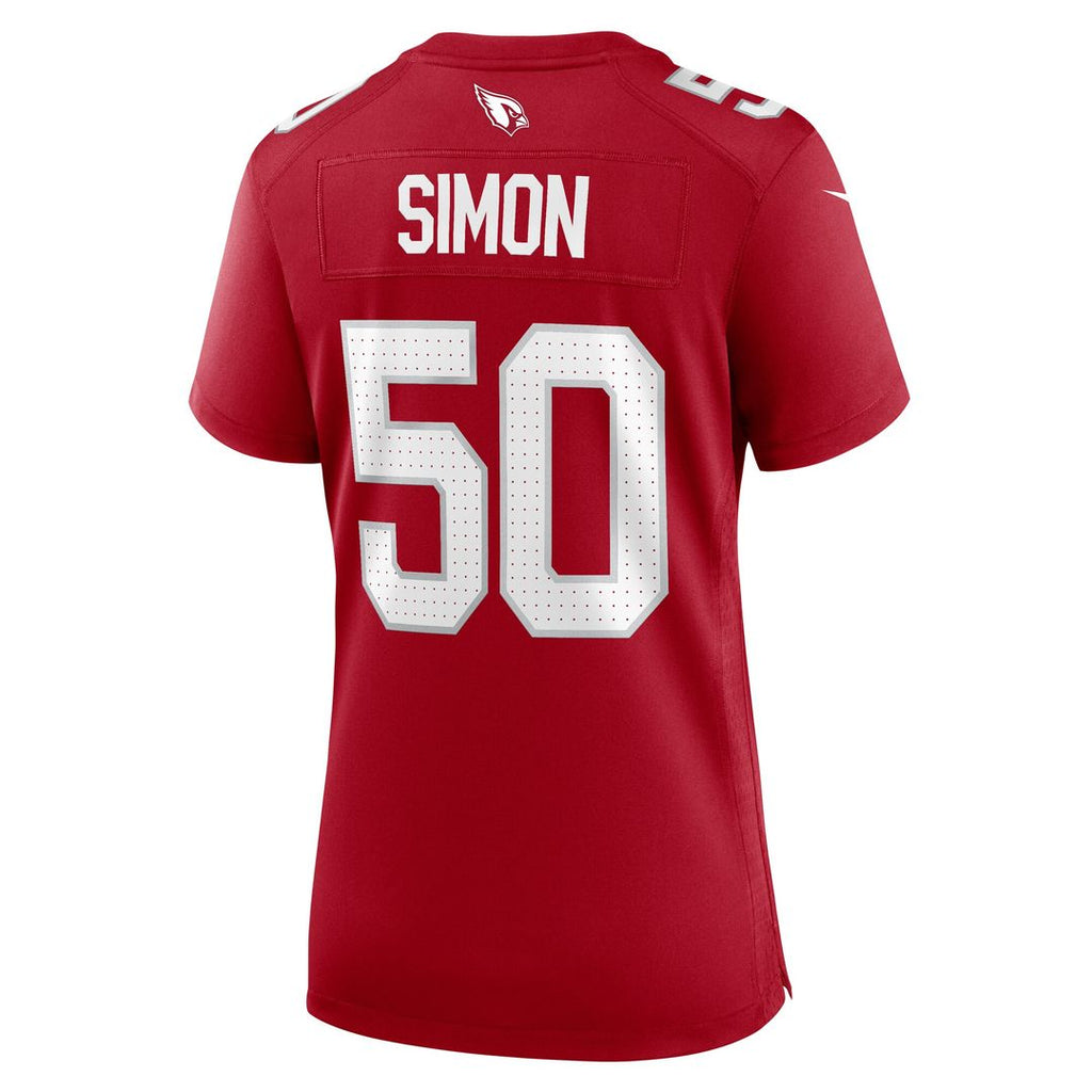Cody Simon Arizona Cardinals Nike Women's Team Game Jersey - Cardinal Official NFL Team Apparel Football Fan Gear