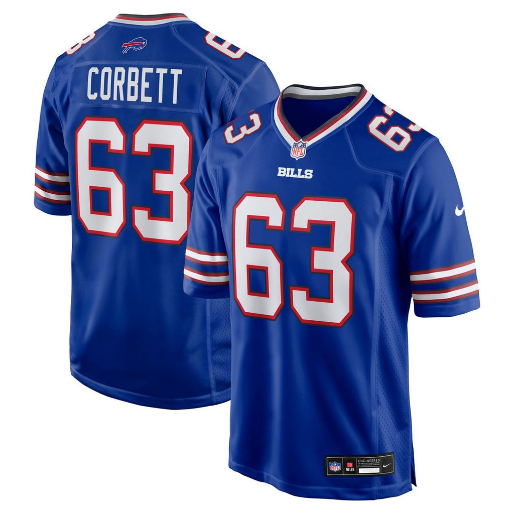 Austin Corbett Buffalo Bills Nike Team Game Jersey - Royal Official NFL Team Apparel Football Fan Gear