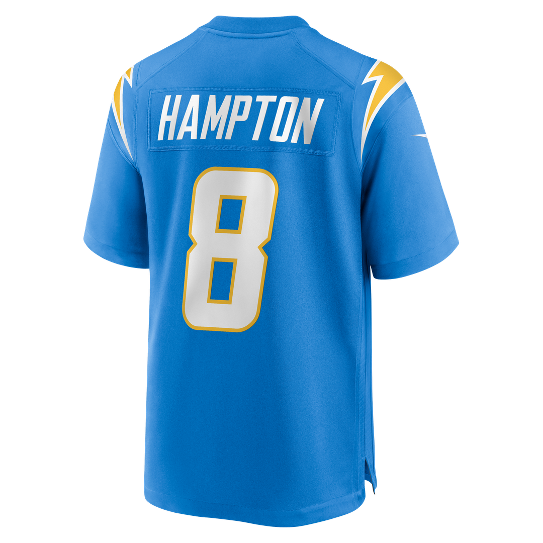 Omarion Hampton Los Angeles Chargers Nike Team Game Jersey - Powder Blue Official NFL Team Apparel Football Fan Gear