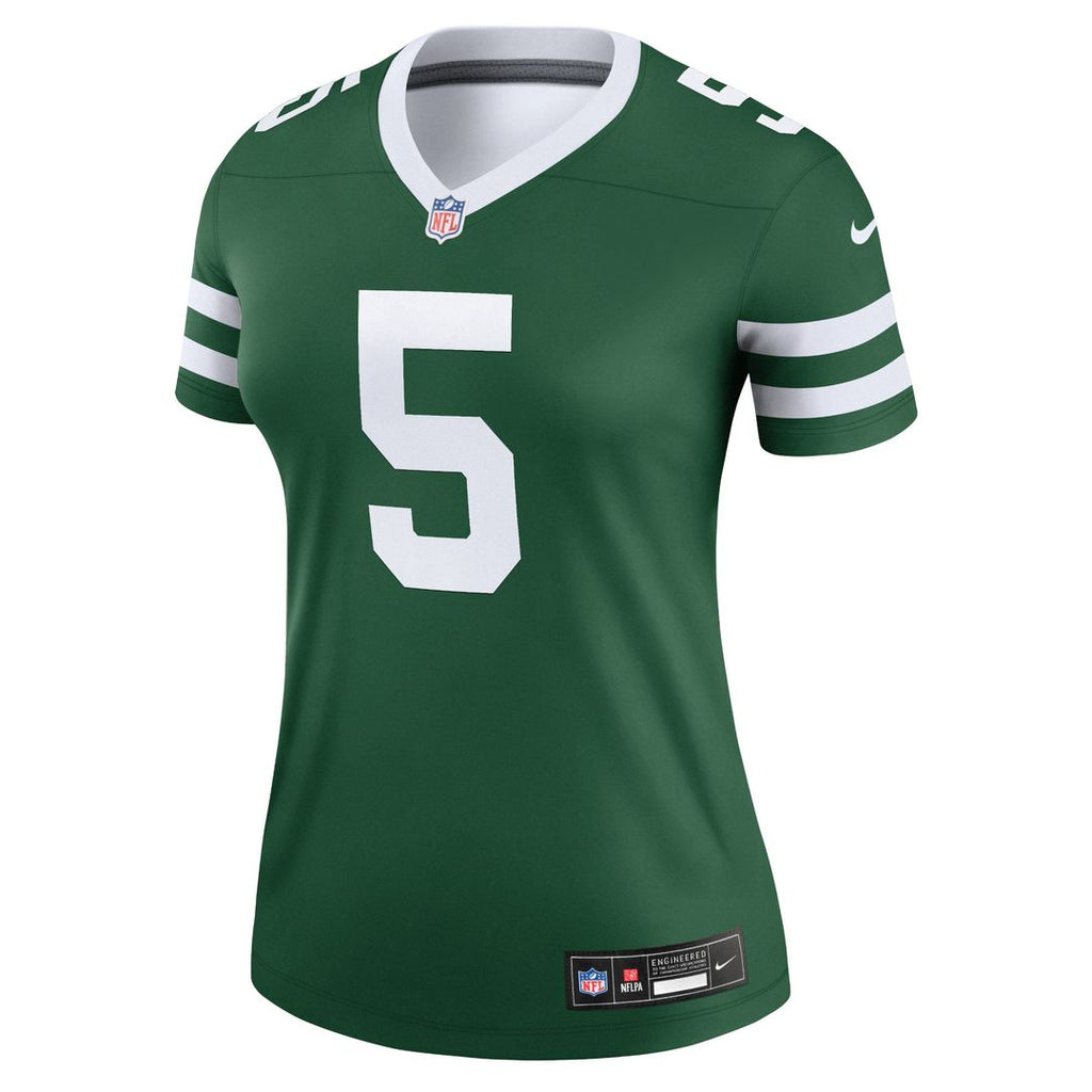 Garrett Wilson New York Jets Nike Women's Legend Player Performance Top - Legacy Green NFL Fan Gear Popular Style