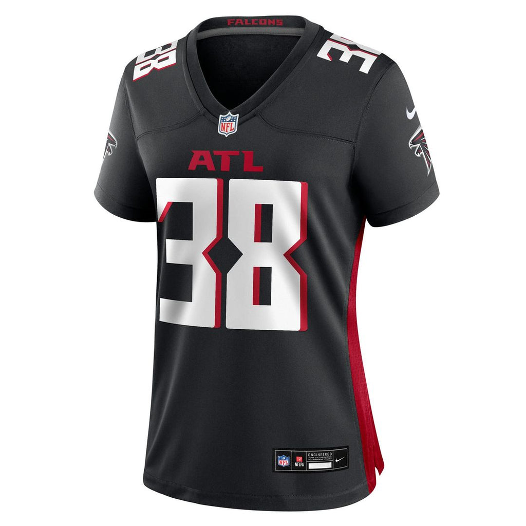 Nathan Carter Atlanta Falcons Nike Women's Team Game Jersey - Black Official NFL Team Apparel Football Fan Gear