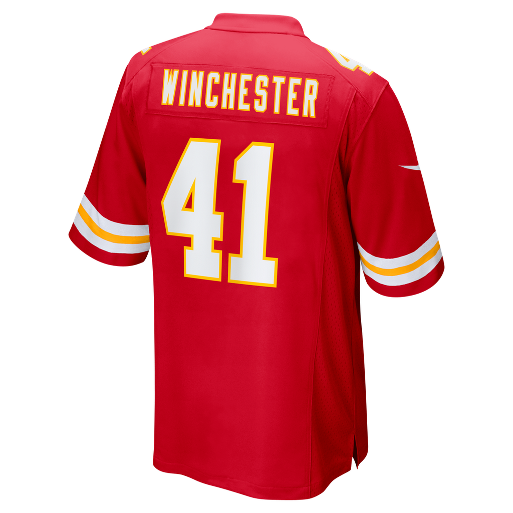 James Winchester Kansas City Chiefs Nike Game Jersey - Red Official NFL Team Apparel Football Fan Gear