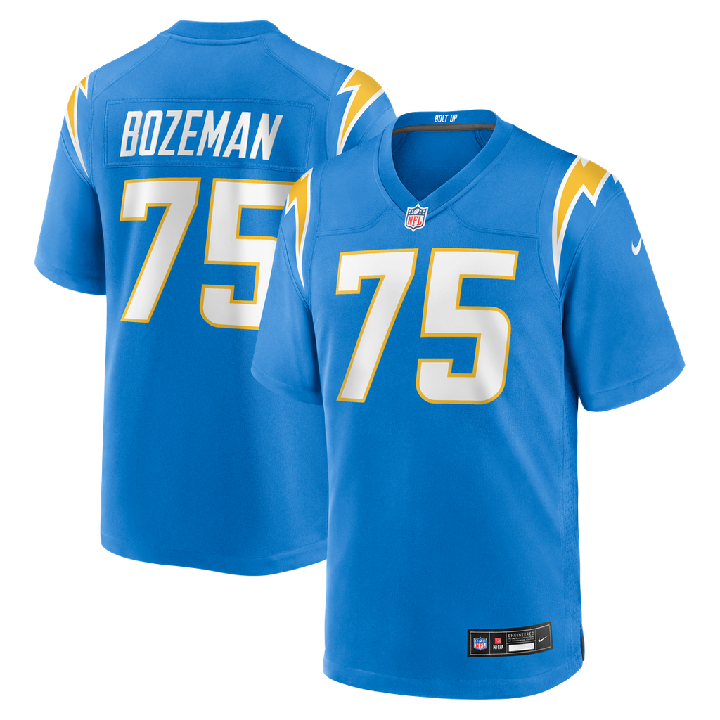 Bradley Bozeman Los Angeles Chargers Nike Game Jersey - Powder Blue Official NFL Team Apparel Football Fan Gear