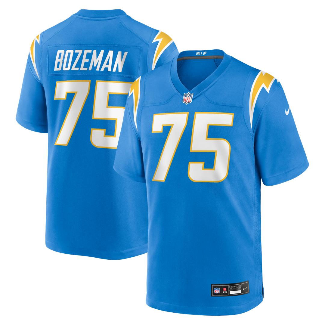 Bradley Bozeman Los Angeles Chargers Nike Game Jersey - Powder Blue Official NFL Team Apparel Football Fan Gear