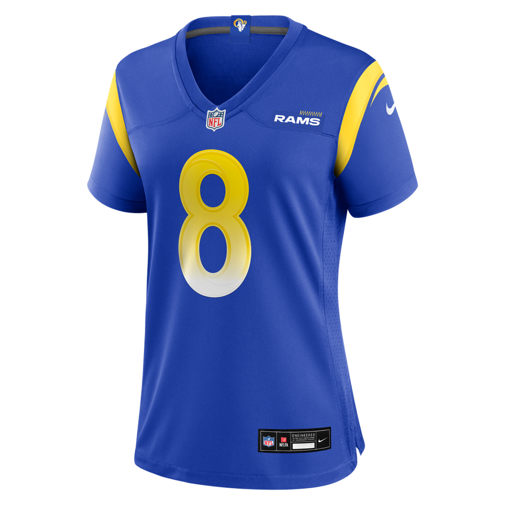 Jared Verse Los Angeles Rams Nike Women's Team Game Jersey - Royal Official NFL Team Apparel Football Fan Gear
