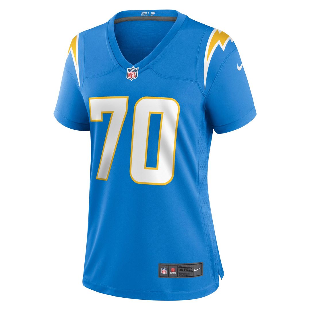 Rashawn Slater Los Angeles Chargers Nike Women's Game Jersey - Powder Blue Official NFL Team Apparel Football Fan Gear